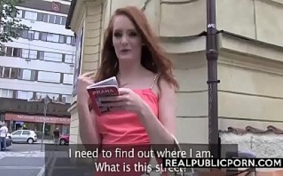 Ginger Slut Rides In Public And Gets Creampie - REALPUBLICPORN.COM