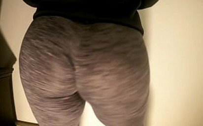 Mom Has A Wedgie In Her Giant Ass While it Bounces